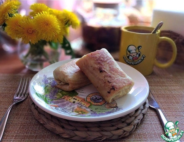 Фаршированные блины "как пирожки"
