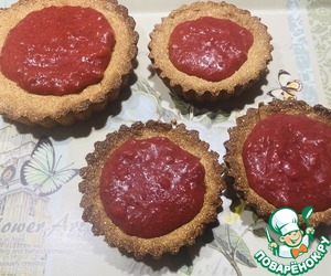 Корзиночки из гречневой муки с кремом Корзиночки из гречневой муки с кремом