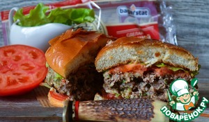 Бургер "Макси-острый" с говяжьей котлетой Бургер "Макси-острый" с говяжьей котлетой