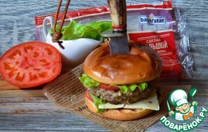 Бургер "Макси-острый" с говяжьей котлетой Бургер "Макси-острый" с говяжьей котлетой