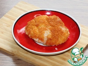 Бургер с куриной котлетой и овощами