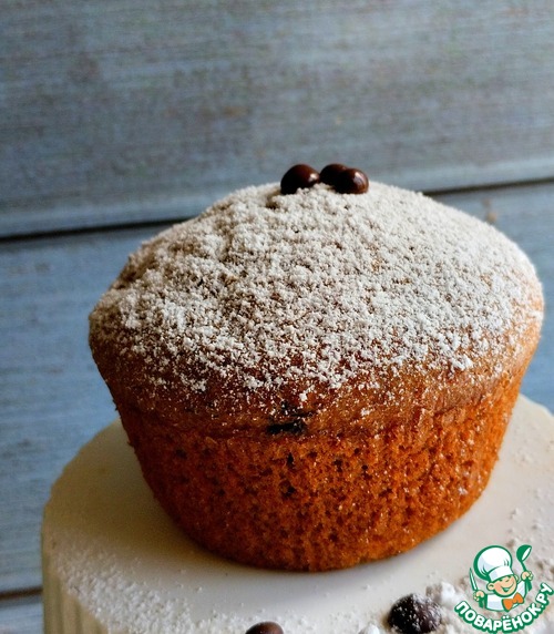 Творожные кексы с кофе и корицей Творожные кексы с кофе и корицей