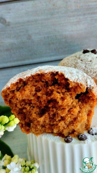 Творожные кексы с кофе и корицей Творожные кексы с кофе и корицей