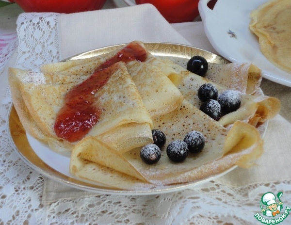 Заварные блинчики на ряженке Заварные блинчики на ряженке