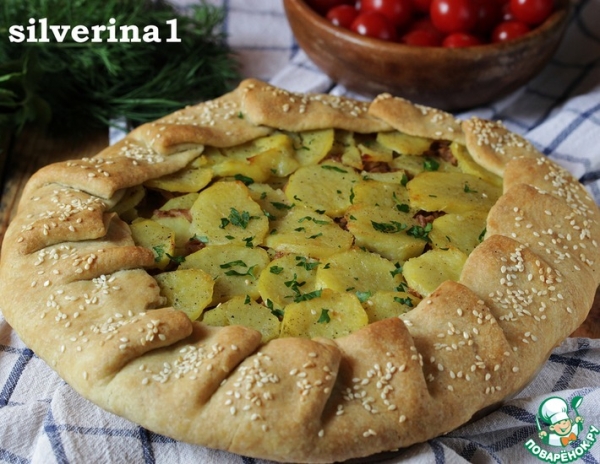 Галета с картофелем и рыбой