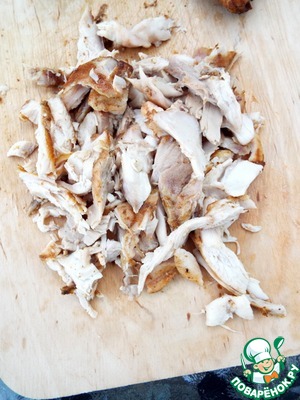 Чизбургер с "рваной" курицей-гриль Чизбургер с "рваной" курицей-гриль