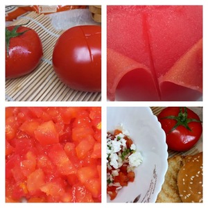 Чизбургер с томатной котлетой "Доматокефтедес" Чизбургер с томатной котлетой "Доматокефтедес"