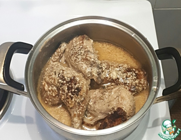 Цыпленок в сметане Цыпленок в сметане