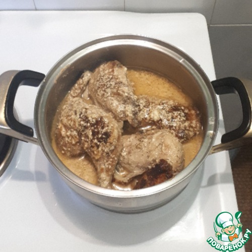 Цыпленок в сметане Цыпленок в сметане