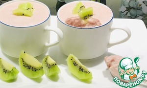 Десерт из гранатового компота с манкой