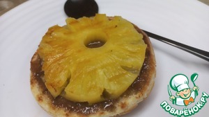 Десертный бургер "Сладкоежка" Десертный бургер "Сладкоежка"