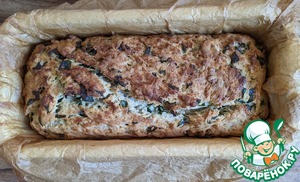 Хлеб с сыром фета и черемшой Хлеб с сыром фета и черемшой