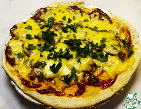 Пицца на сковороде Пицца на сковороде