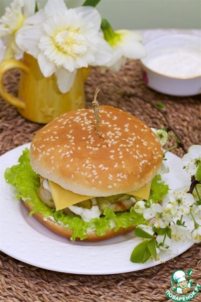 Фишбургер домашний Фишбургер домашний