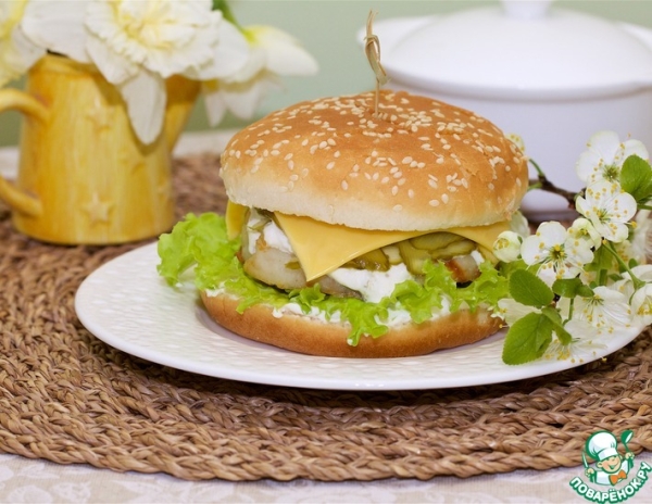 Фишбургер домашний Фишбургер домашний