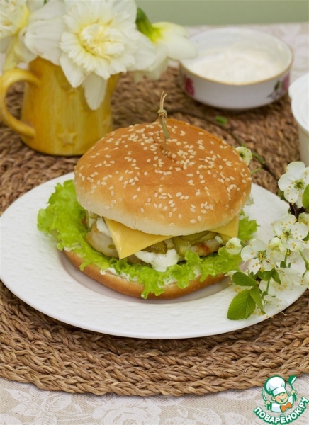 Фишбургер домашний Фишбургер домашний