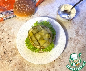 Фишбургер домашний Фишбургер домашний