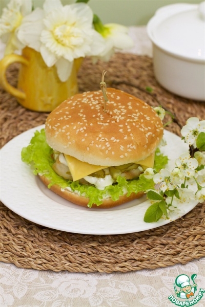Фишбургер домашний Фишбургер домашний
