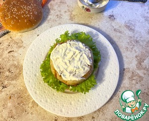 Фишбургер домашний Фишбургер домашний