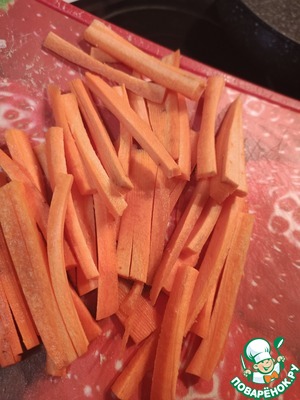 Фунчоза со свининой под соусом терияки