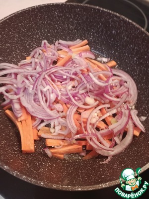 Фунчоза со свининой под соусом терияки