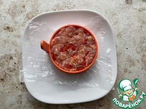 Гамбургер по мотивам "Паприкаш" Гамбургер по мотивам "Паприкаш"