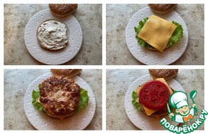 Гамбургер по мотивам "Паприкаш" Гамбургер по мотивам "Паприкаш"