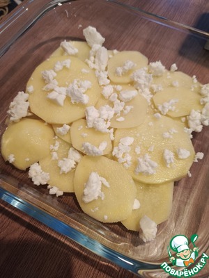 Гратен с брынзой