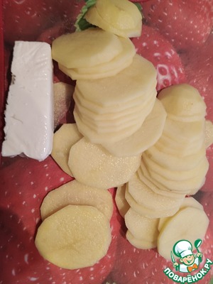 Гратен с брынзой