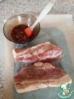 Грудинка весенняя в электрогриле Грудинка весенняя в электрогриле