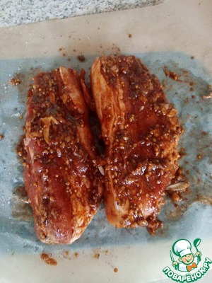 Грудинка весенняя в электрогриле Грудинка весенняя в электрогриле