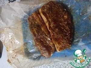 Грудинка весенняя в электрогриле Грудинка весенняя в электрогриле