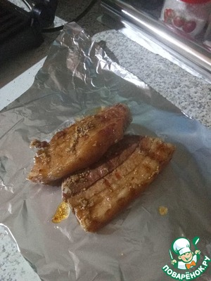 Грудинка весенняя в электрогриле Грудинка весенняя в электрогриле