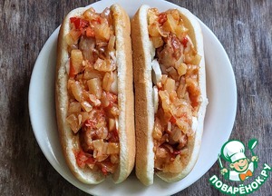 Хот-дог по-гавайски Хот-дог по-гавайски