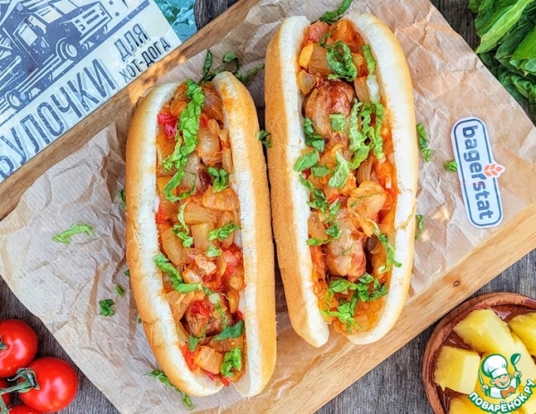 Хот-дог по-гавайски Хот-дог по-гавайски