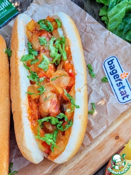 Хот-дог по-гавайски Хот-дог по-гавайски