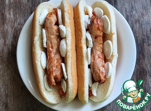 Хот-дог по-гавайски Хот-дог по-гавайски