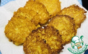 Яблочные драники с манкой Яблочные драники с манкой