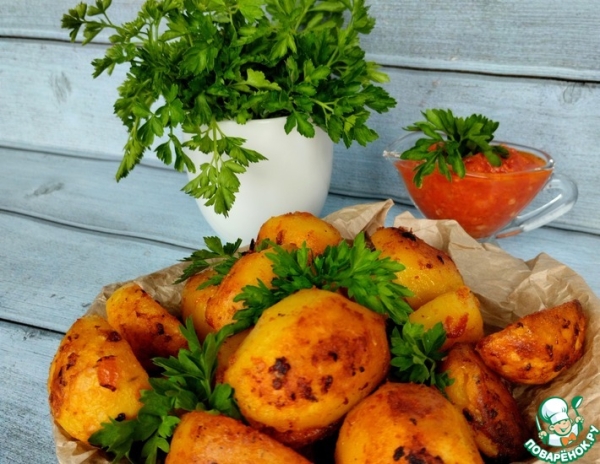 Картофель запеченный "С огоньком" Картофель запеченный "С огоньком"
