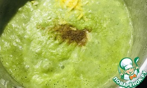 Крем-суп из брокколи с семгой