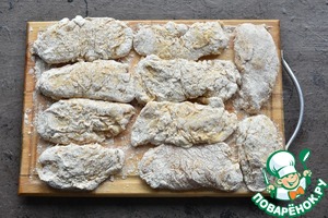 Куриный бургер с капустным салатом