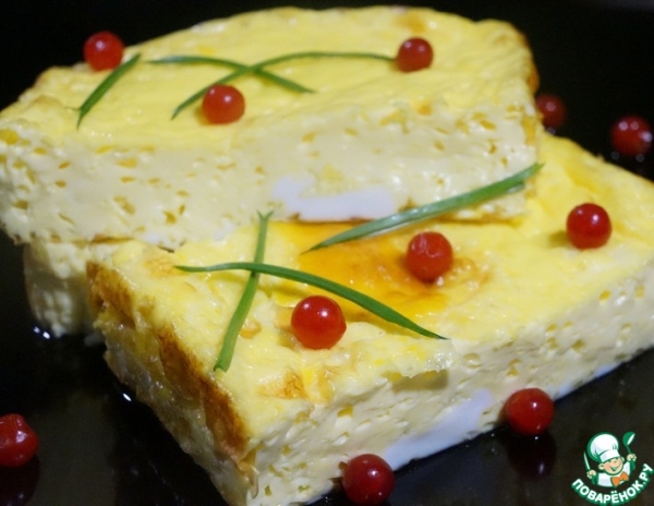 Омлет запеченный в духовке Омлет запеченный в духовке