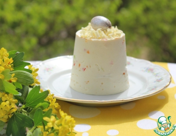 Пасхальный творожный десерт