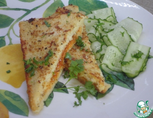 Пряные французские гренки с сыром Пряные французские гренки с сыром