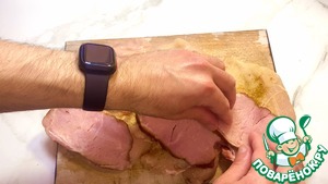 Рулетики из курицы с ветчиной