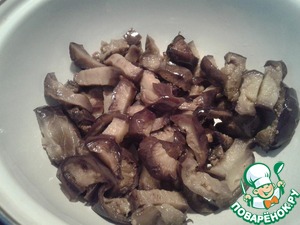 Салат из курицы с баклажанами