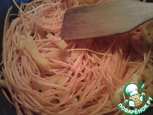 Салат из курицы с баклажанами