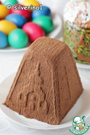 Шоколадно-апельсиновая пасха