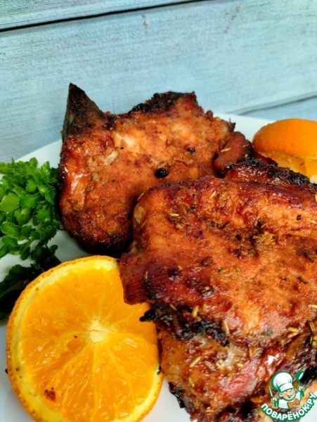 Свинина в аджично-апельсиновом маринаде Свинина в аджично-апельсиновом маринаде