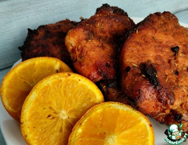 Свинина в аджично-апельсиновом маринаде Свинина в аджично-апельсиновом маринаде